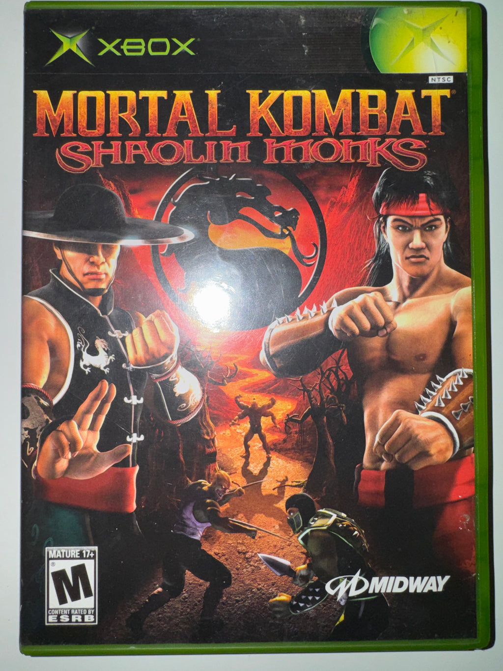 Mortal Kombat Shaolin Monks (Microsoft Xbox) OG XBOX W FRENCH MANUAL ONLY