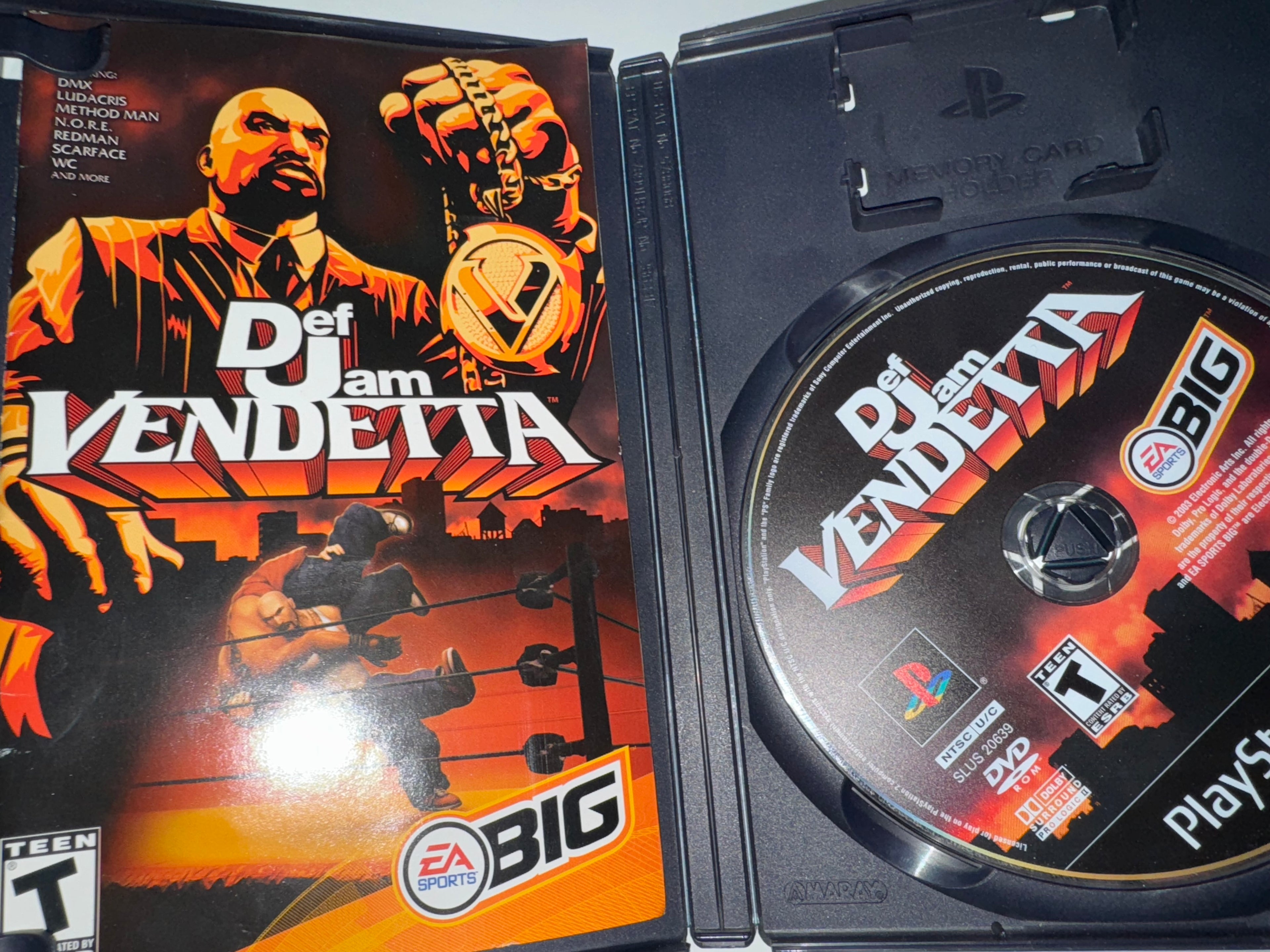 Def Jam Vendetta (Sony PlayStation 2, 2003) CIB COMPLETE PS2