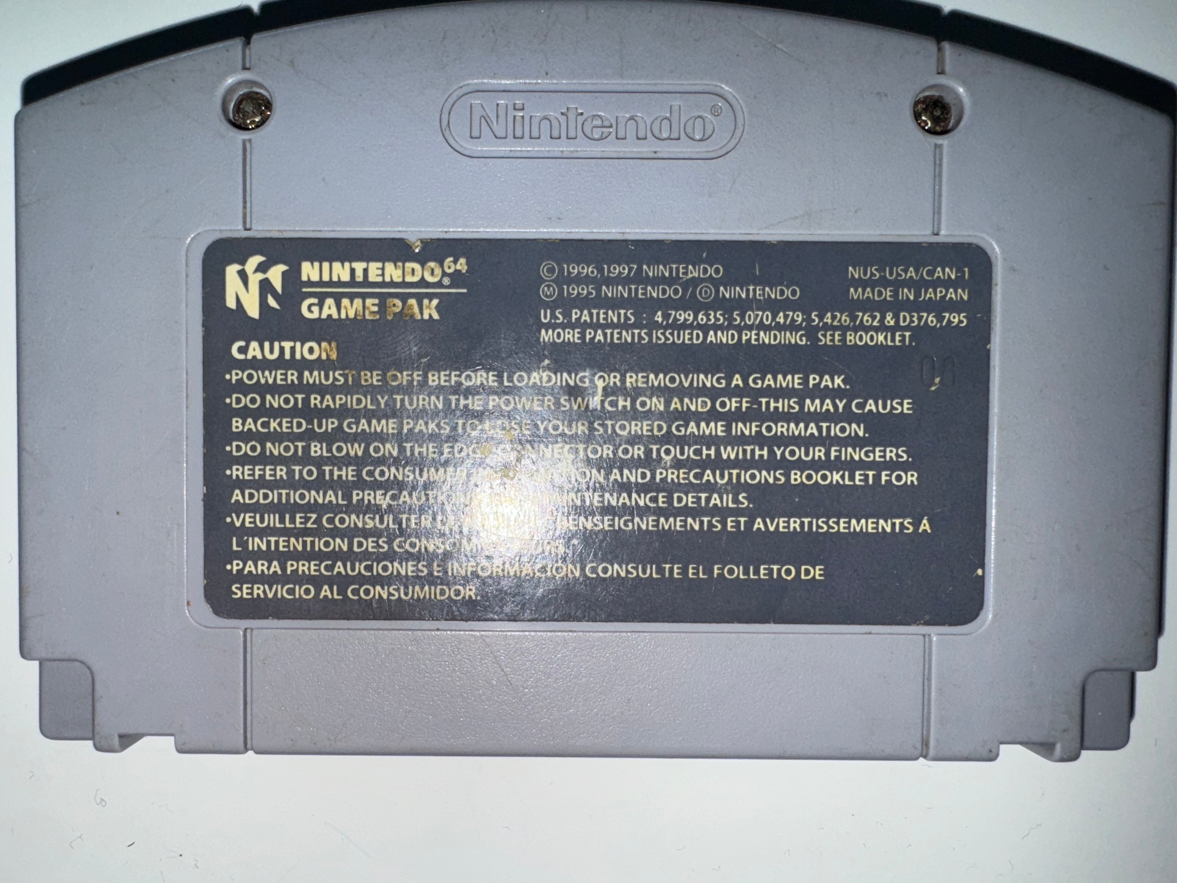 Super Smash Bros.  (Nintendo 64 N64 1996) N64 CART ONLY