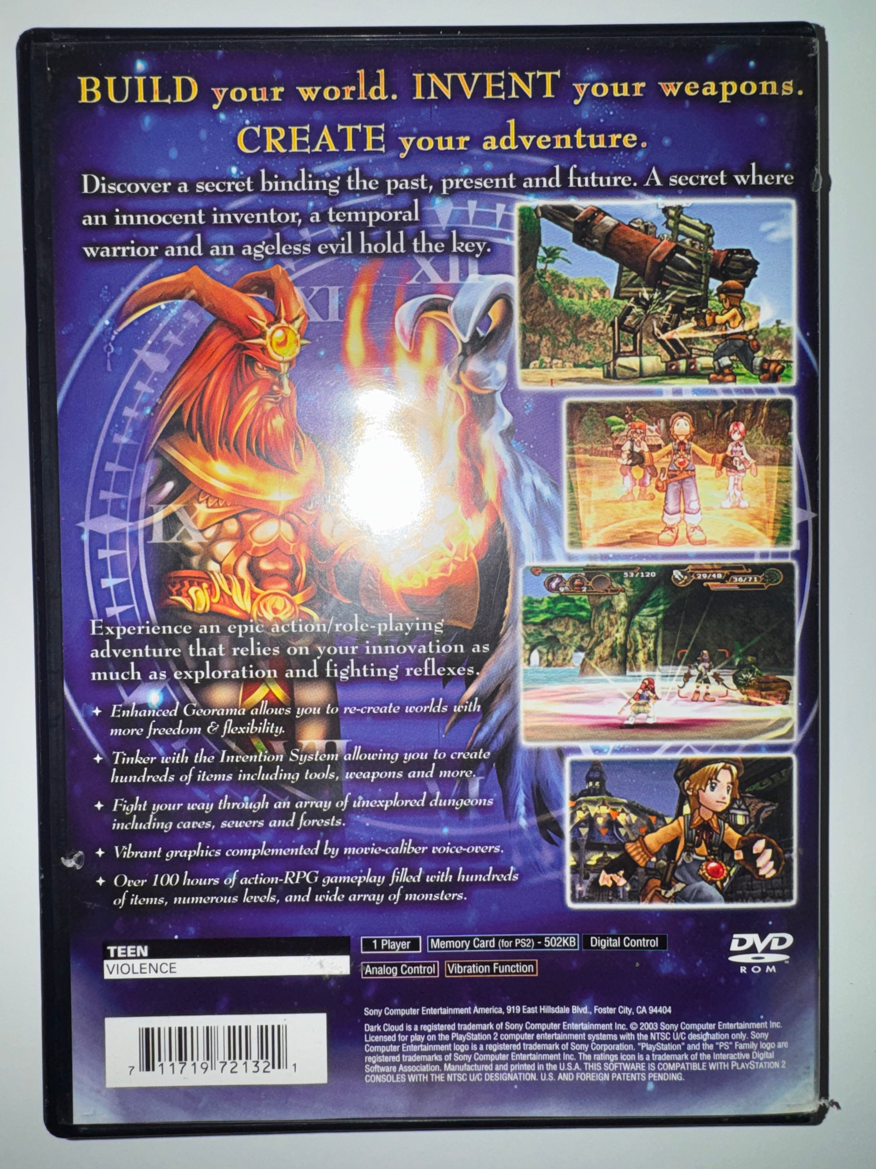 Dark Cloud 2 (Sony PlayStation 2, 2003) CIB COMPLETE PS2