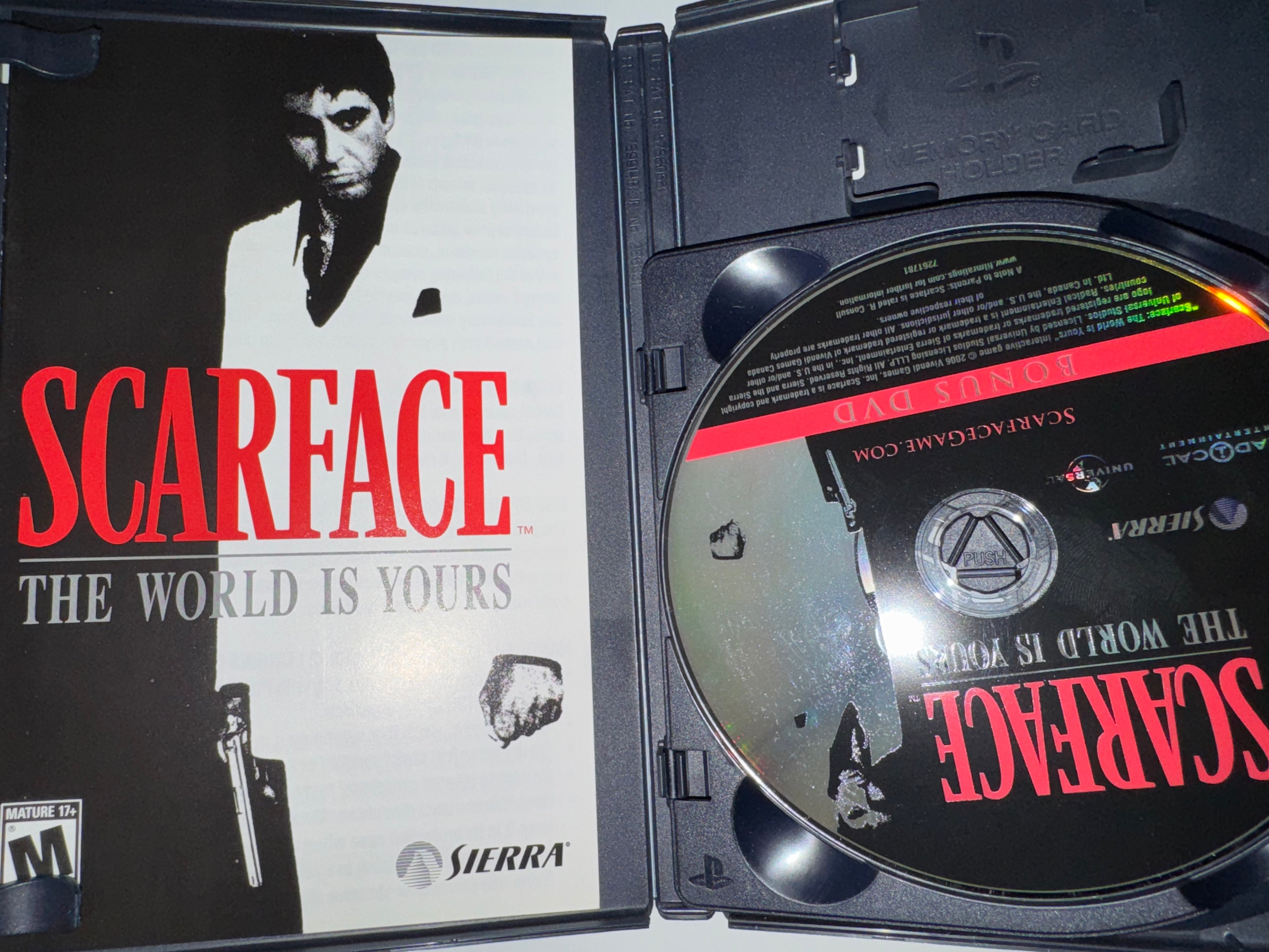 Scarface The World is Yours (Sony PlayStation 2, 2006) CIB COMPLETE PS2