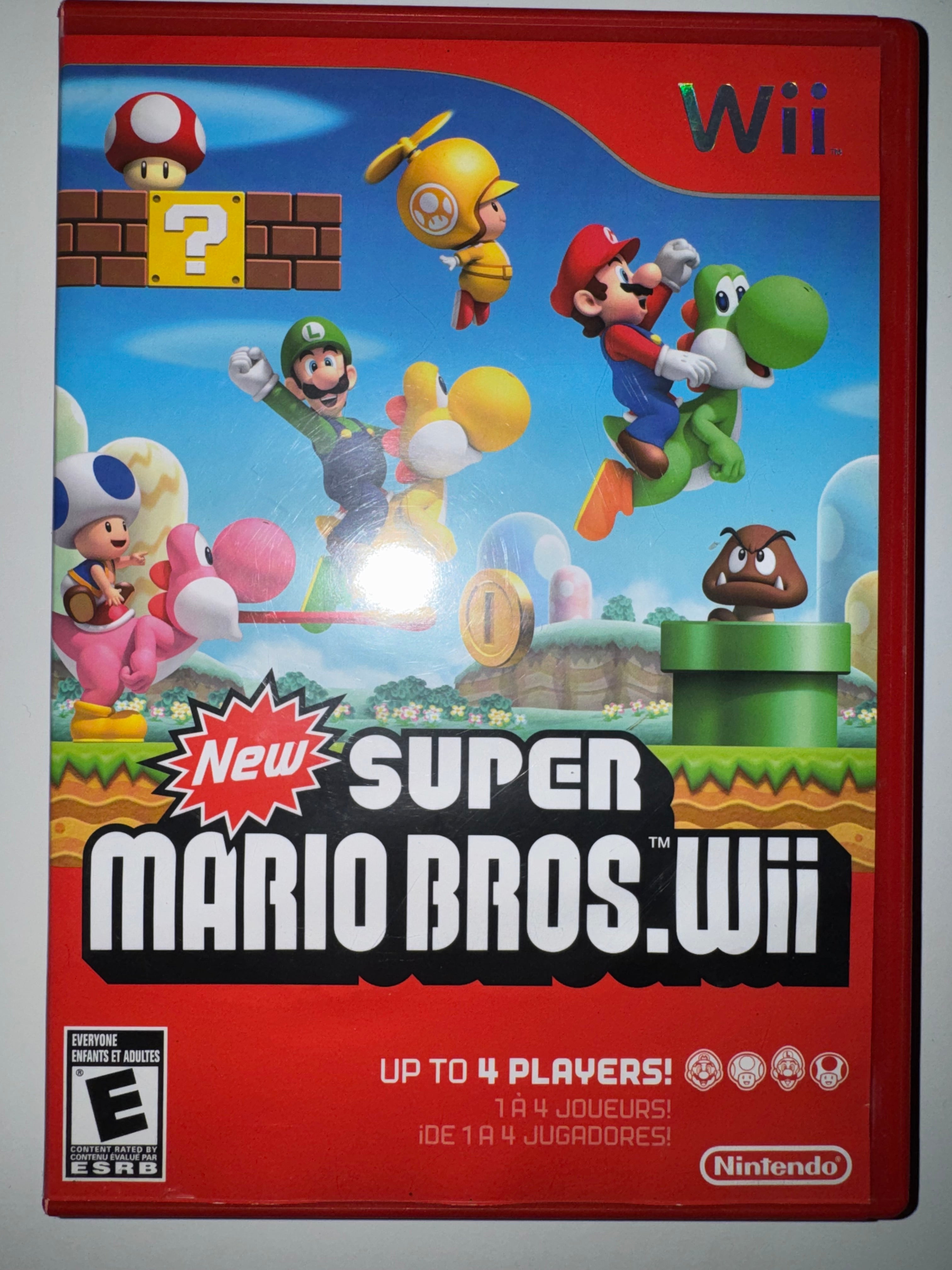 New Super Mario Bros. Wii (Nintendo Wii, 2009) CIB COMPLETE WII