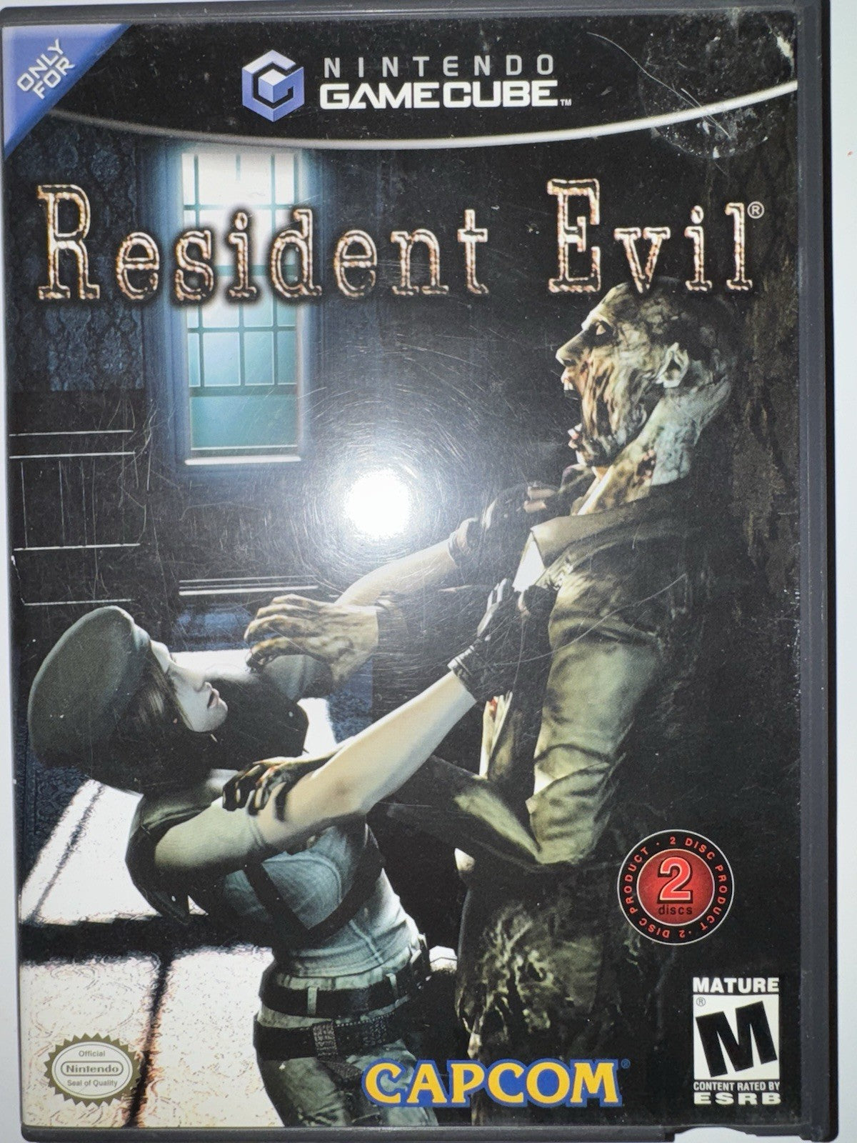 Resident Evil (Nintendo GameCube, 2002) CIB COMPLETE + MANUAL GC