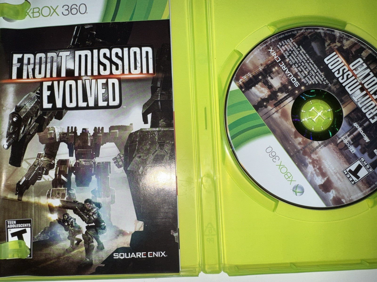 Front Mission Evolved (Microsoft Xbox 360, 2010) Complete CIB XB360