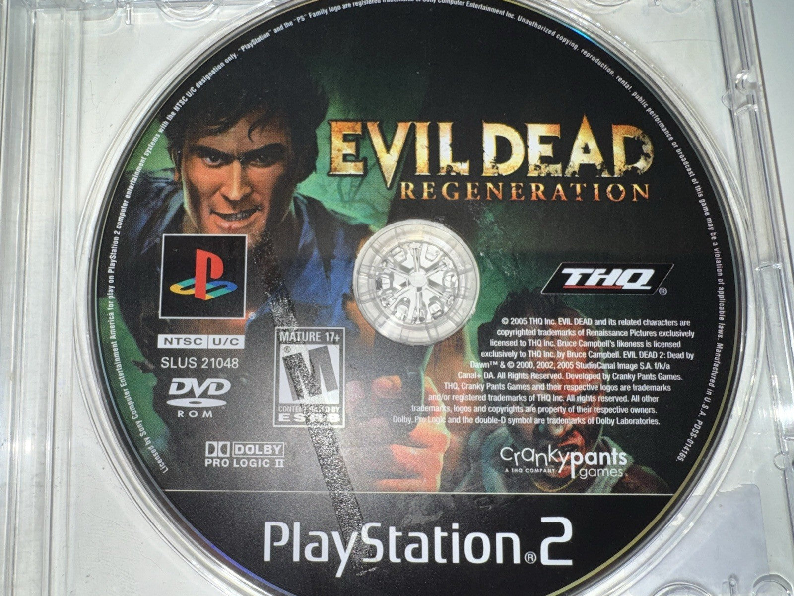 Evil Dead Regeneration (Sony PlayStation 2, 2005) DISC ONLY PS2