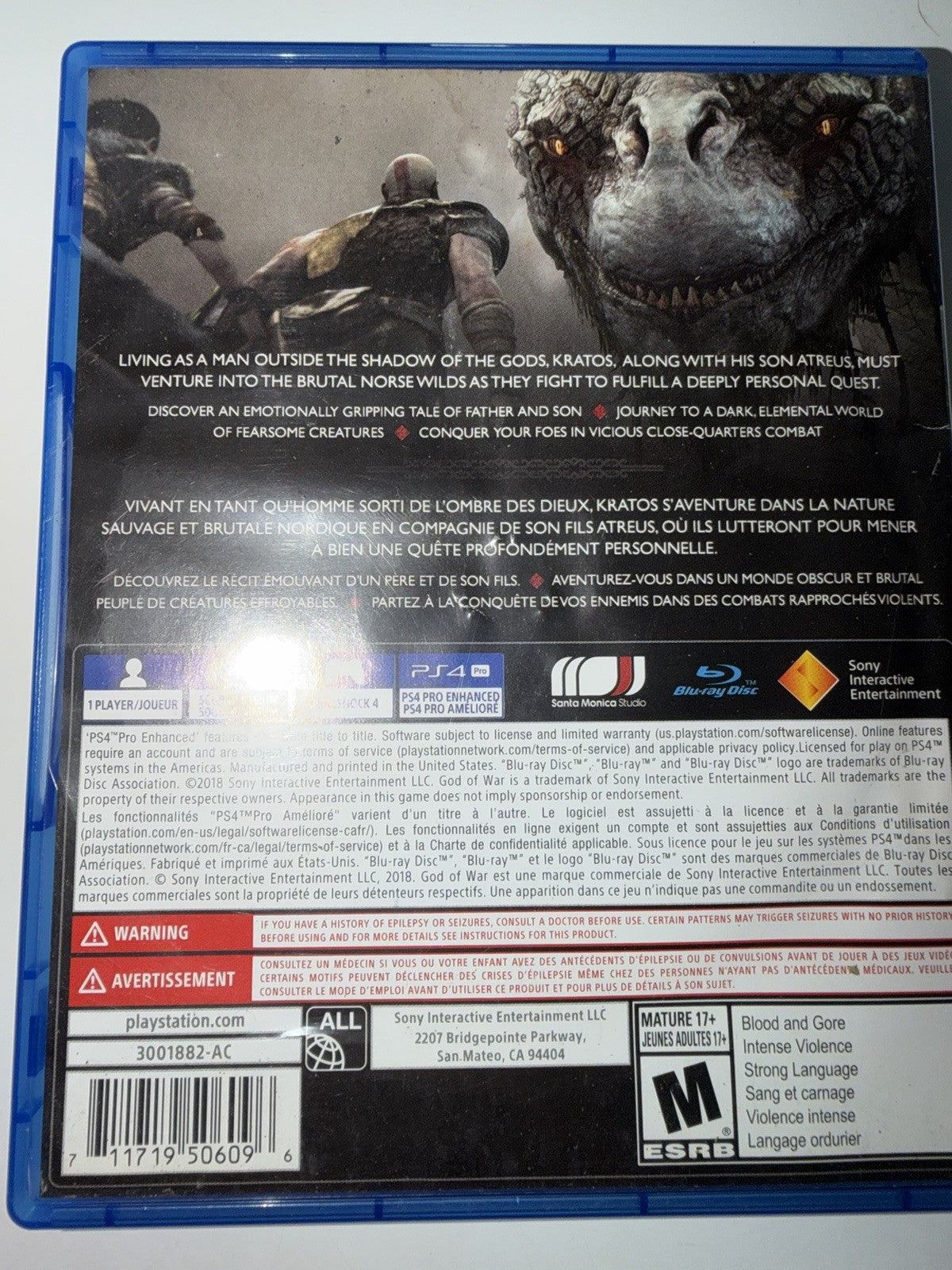 God of War (Sony PlayStation 4,2019) PS4