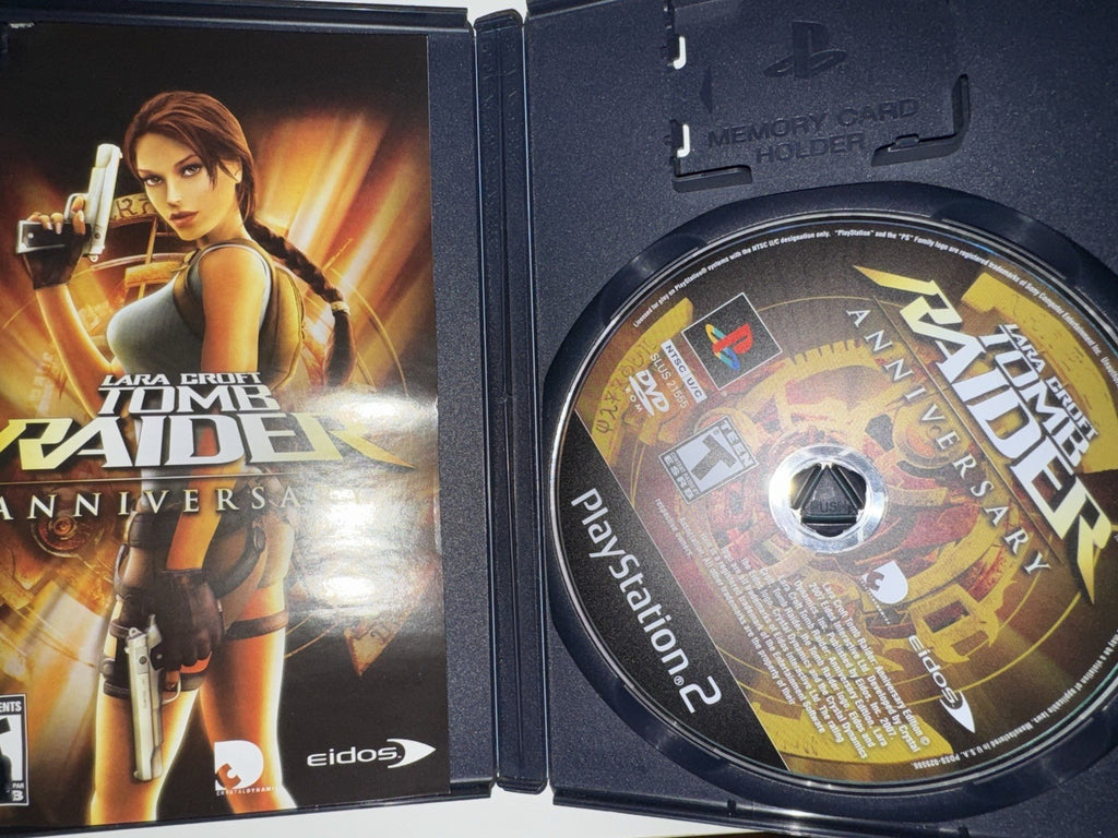 Lara Croft: Tomb Raider Anniversary (Sony PlayStation 2, 2007) CIB COMPLETE PS2