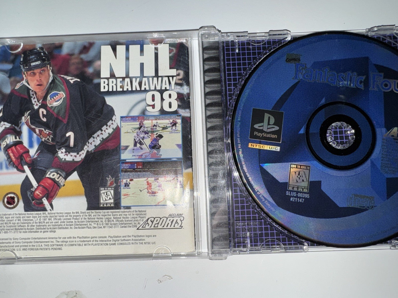 Fantastic Four (Sony PlayStation 1, 1997) CIB COMPLETE PS1