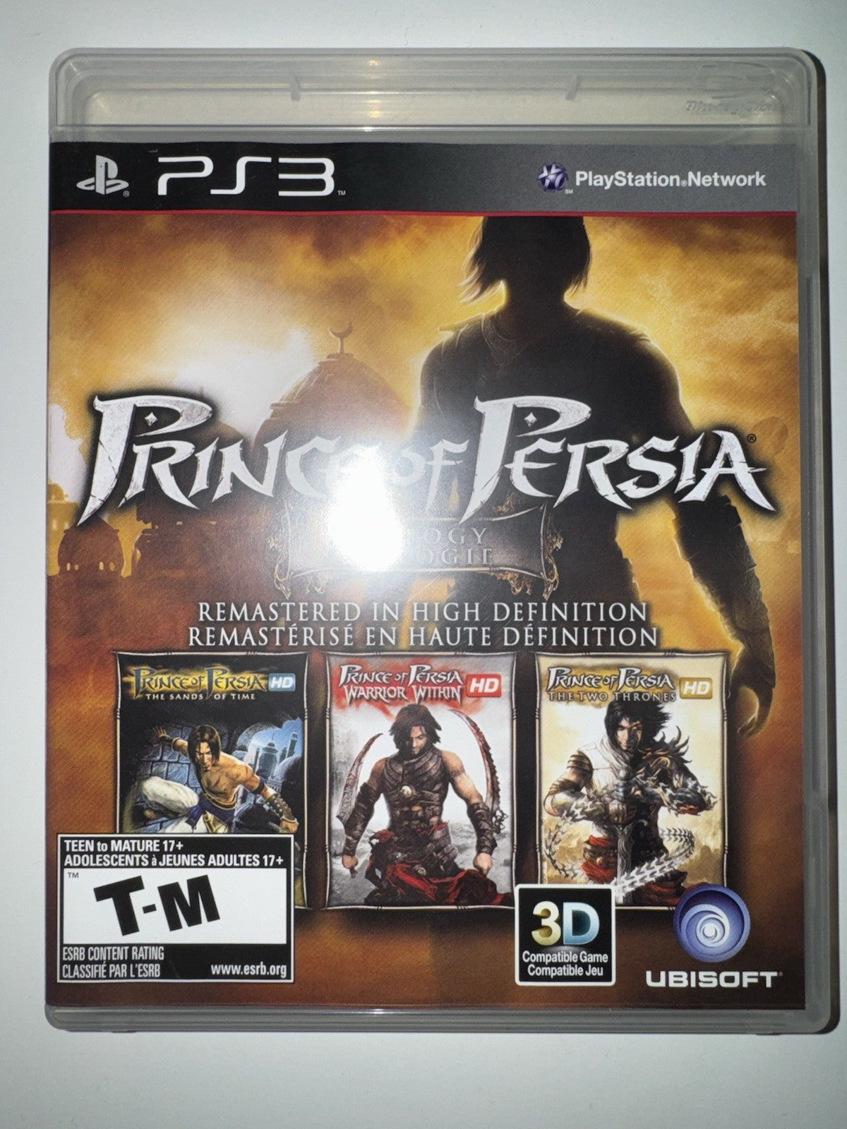 Prince of Persia Classic Trilogy HD (Sony PlayStation 3, 2011) CIB COMPLETE PS3