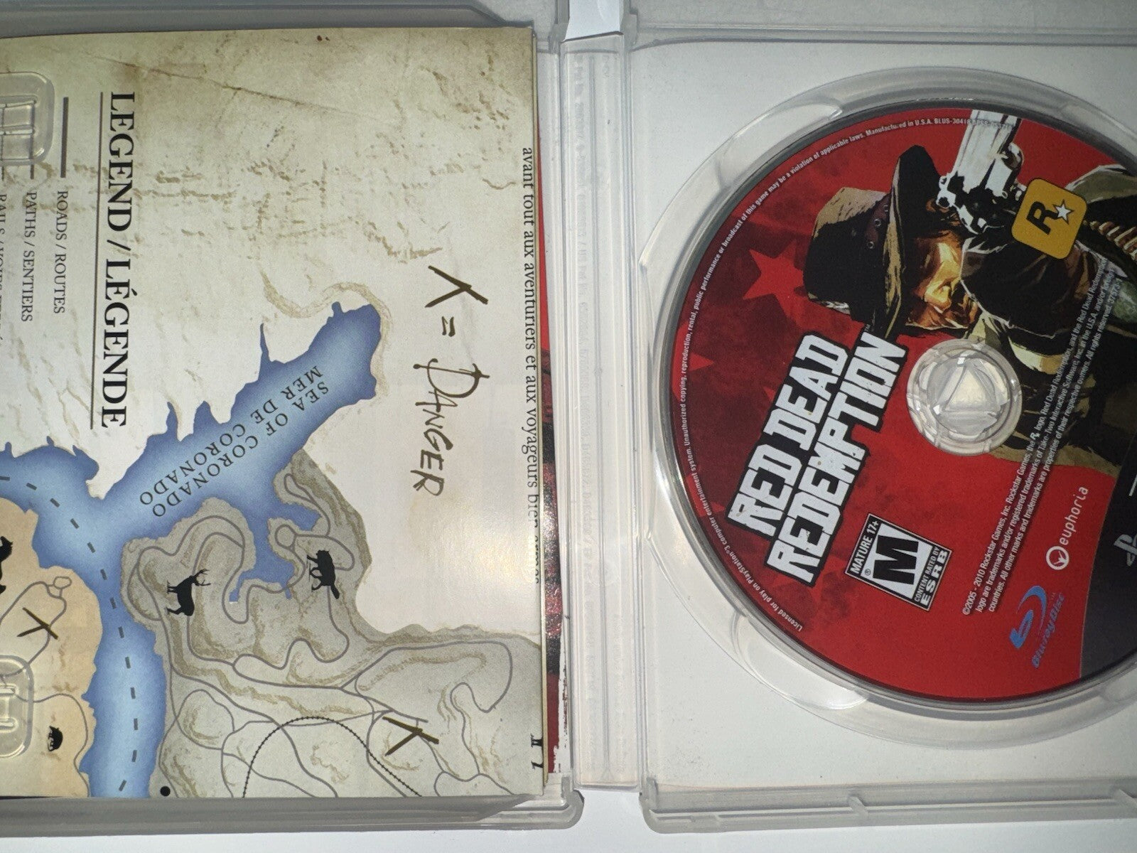 Red Dead Redemption (Sony PlayStation 3, 2010) CIB COMPLETE + MANUAL PS3