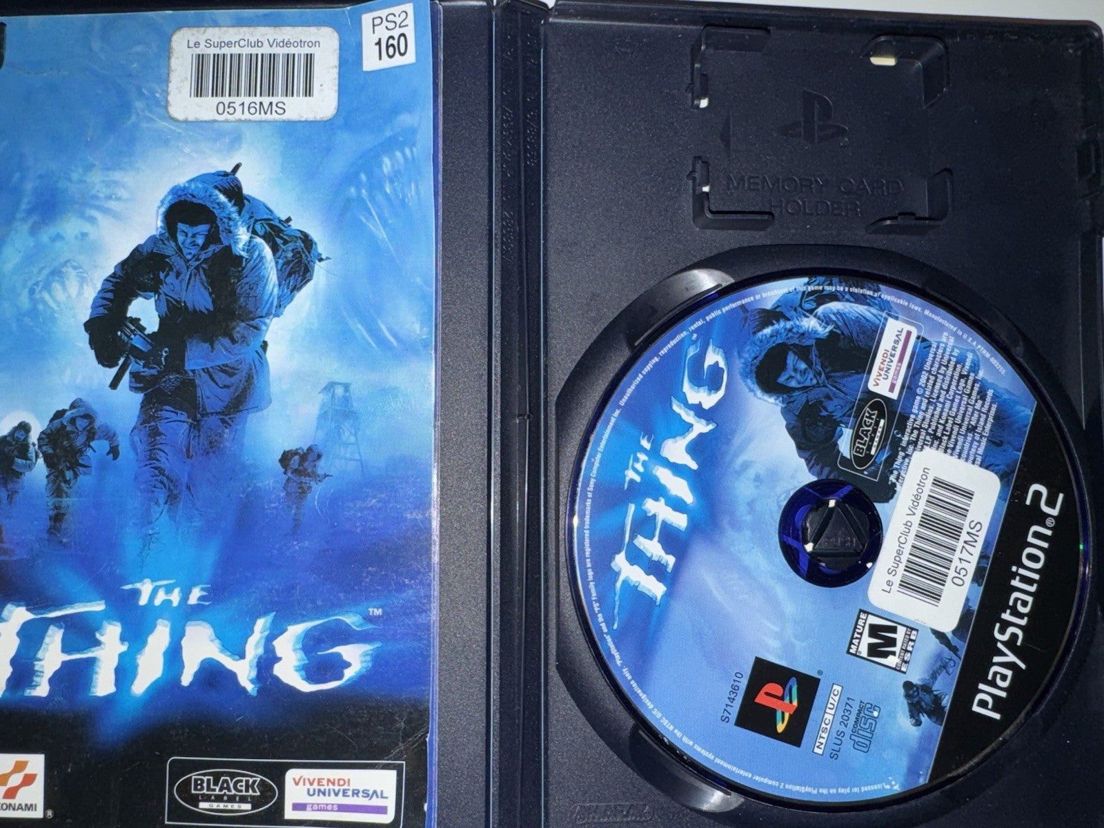 THE Thing (Sony PlayStation 2, 2002) CIB COMPLETE + MANUAL PS2