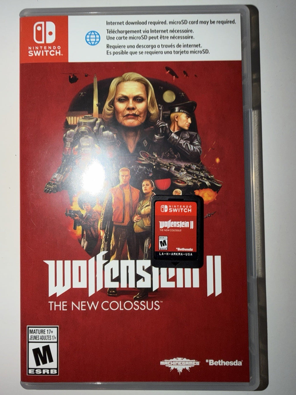 Wolfenstein II 2 The New Colossus (Nintendo Switch, 2018) NSW