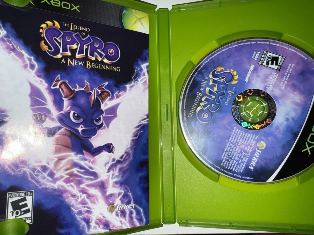 The Legend of Spyro A New Beginning (Microsoft Xbox, 2006) CIB COMPLETE XB