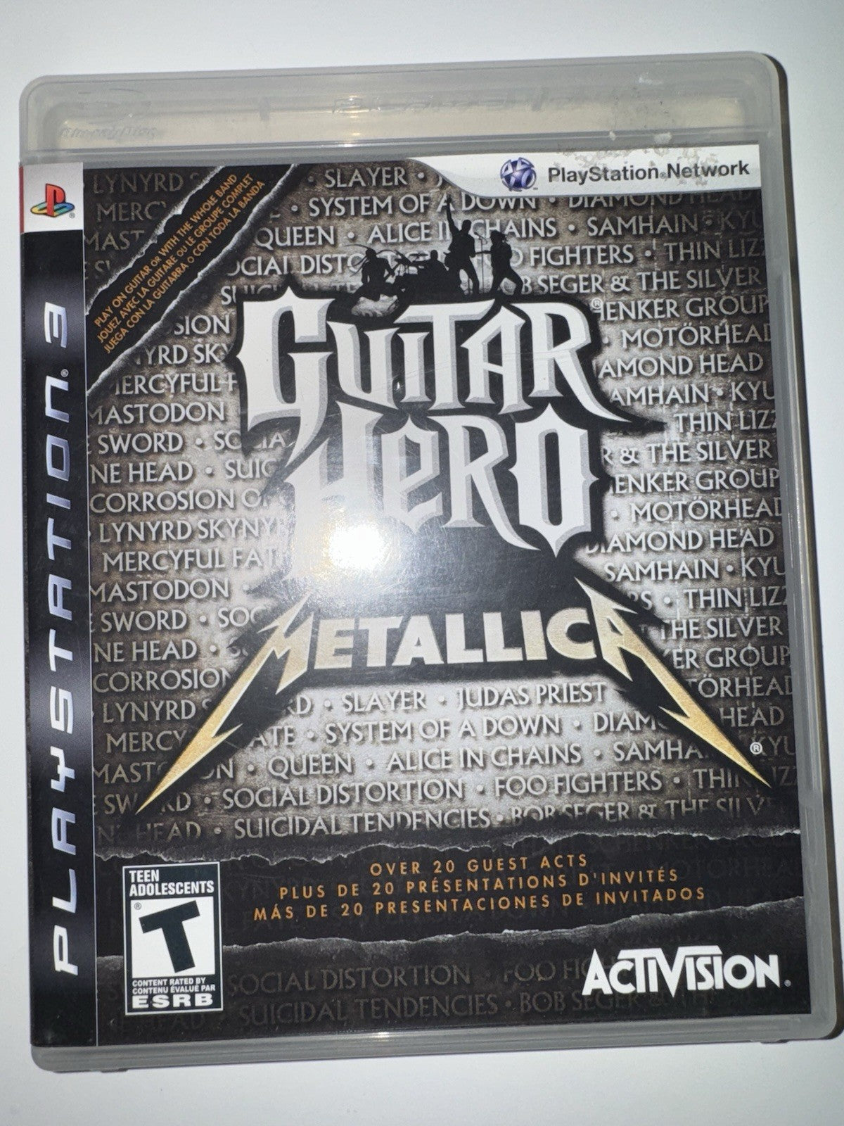 Guitar Hero: Metallica (Sony PlayStation 3 PS3, 2009) CIB COMPLETE + MANUAL