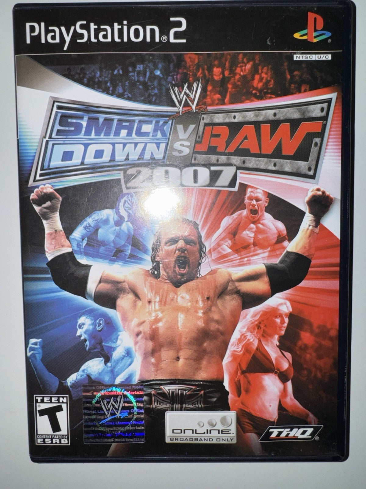 WWE Smackdown VS Raw 2007 (Sony PlayStation 2, 2007) CIB COMPLETE + MANUAL PS2