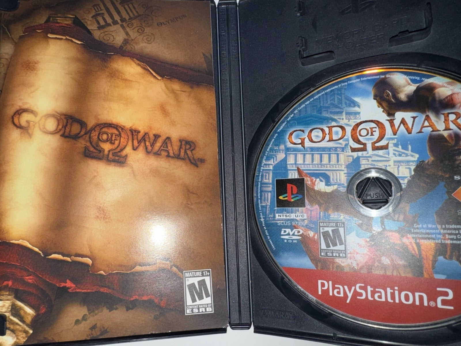 God of War (Sony PlayStation 2, 2005) CIB COMPLETE + MANUAL PS2