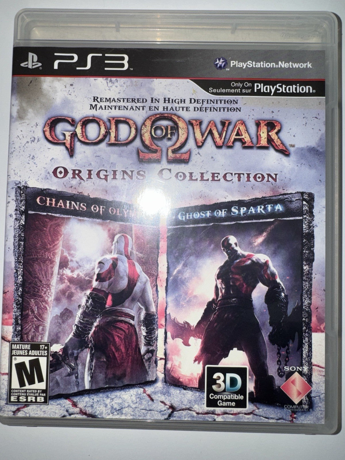 God of War Origins Collection (Sony PlayStation 3, 2011) CIB COMPLETE PS3