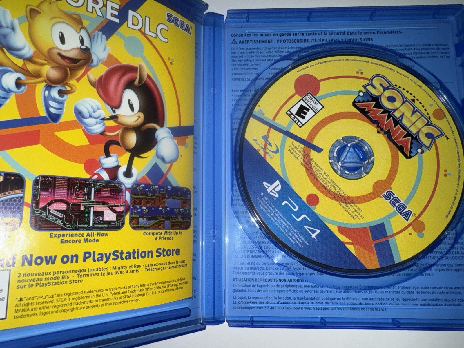 Sonic Mania - Sony PlayStation 4 PS4