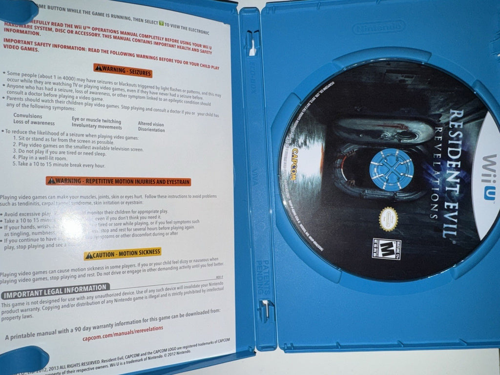 Resident Evil Revelations (Nintendo Wii U, 2013) WII U NINTENDO CAPCOM
