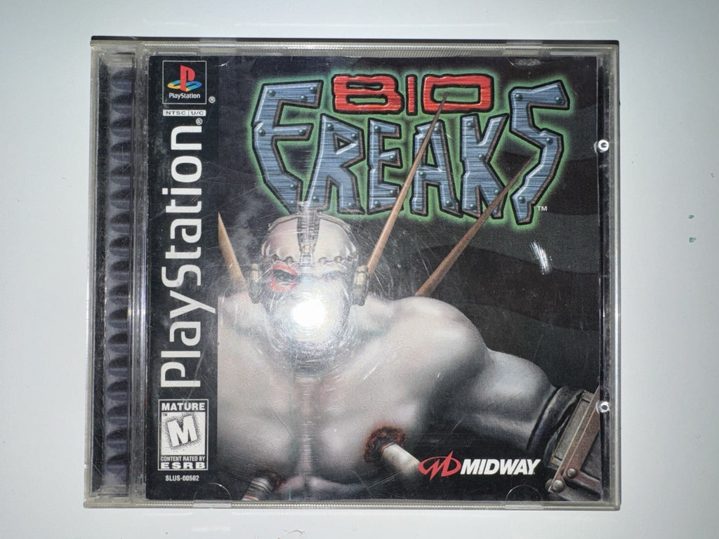 Bio Freaks (Sony PlayStation 1, 1998) CIB COMPLETE PS1