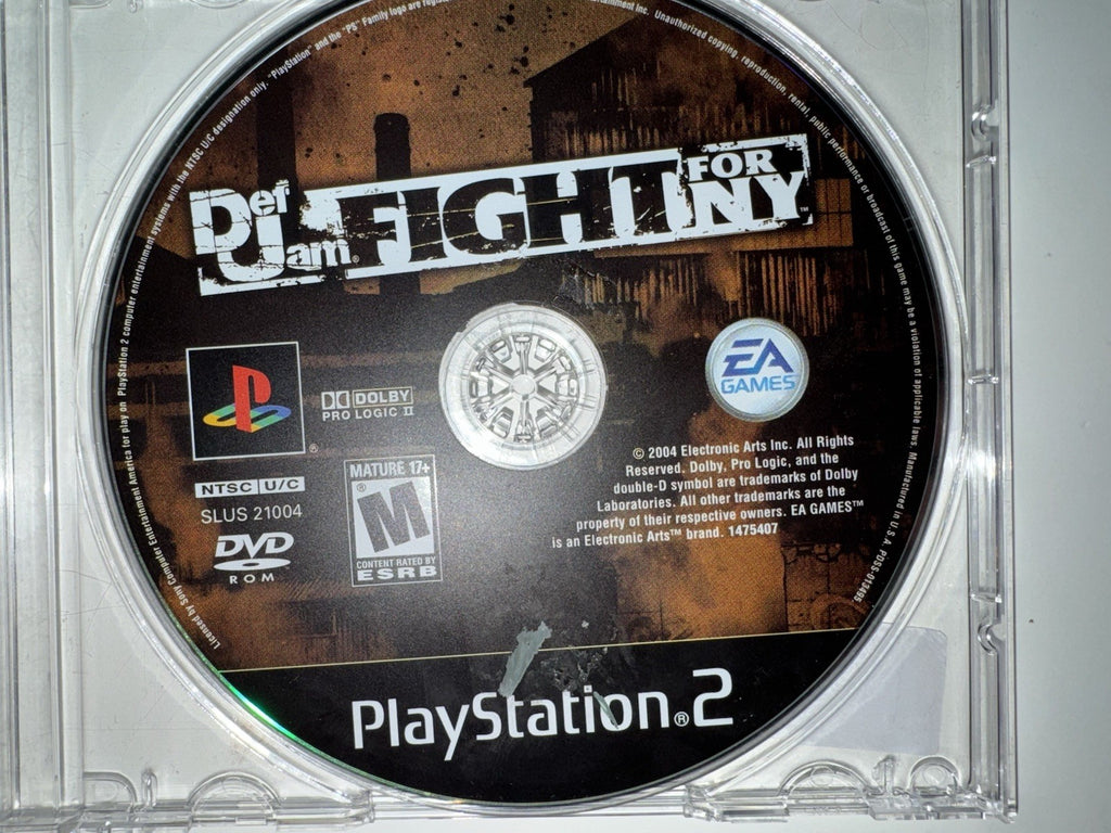 Def Jam: Fight for NY (Sony PlayStation 2, 2004) DISC ONLY PS2