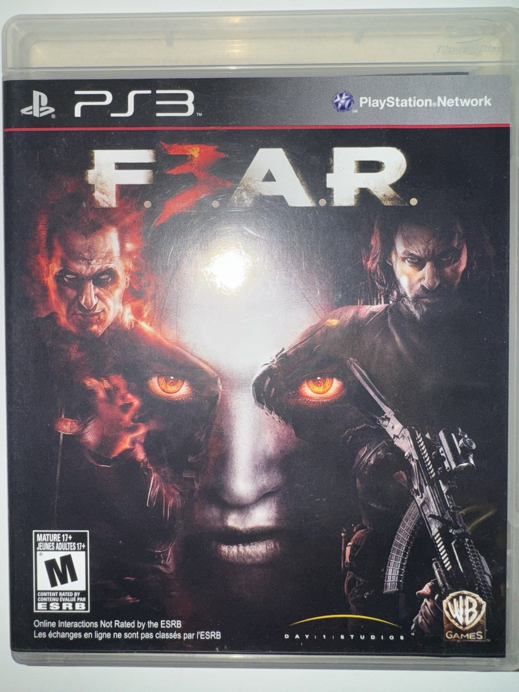 F.E.A.R. 3 (Sony PlayStation 3, 2011) CIB COMPLETE + MANUAL PS3 F3AR FEAR 3