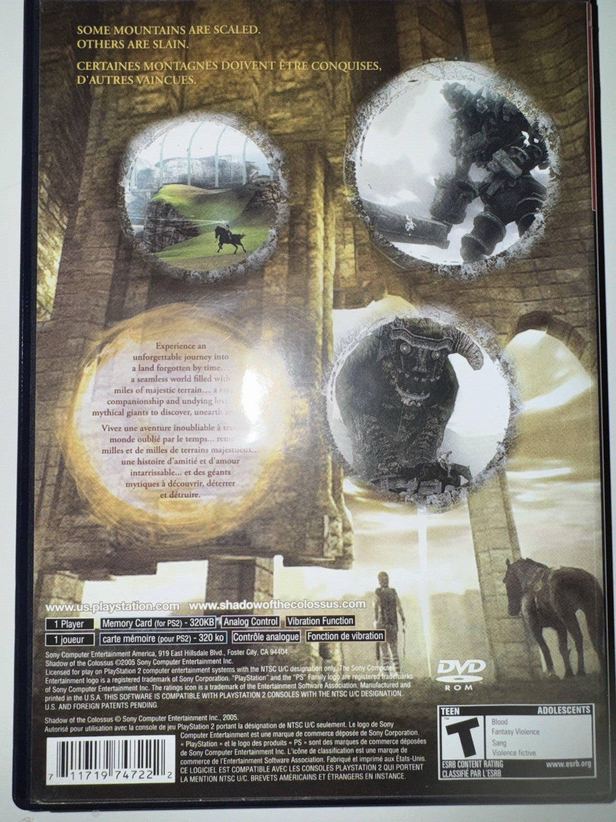 Shadow of Colossus - Sony PlayStation 2 CIB COMPLETE + MANUAL PS2