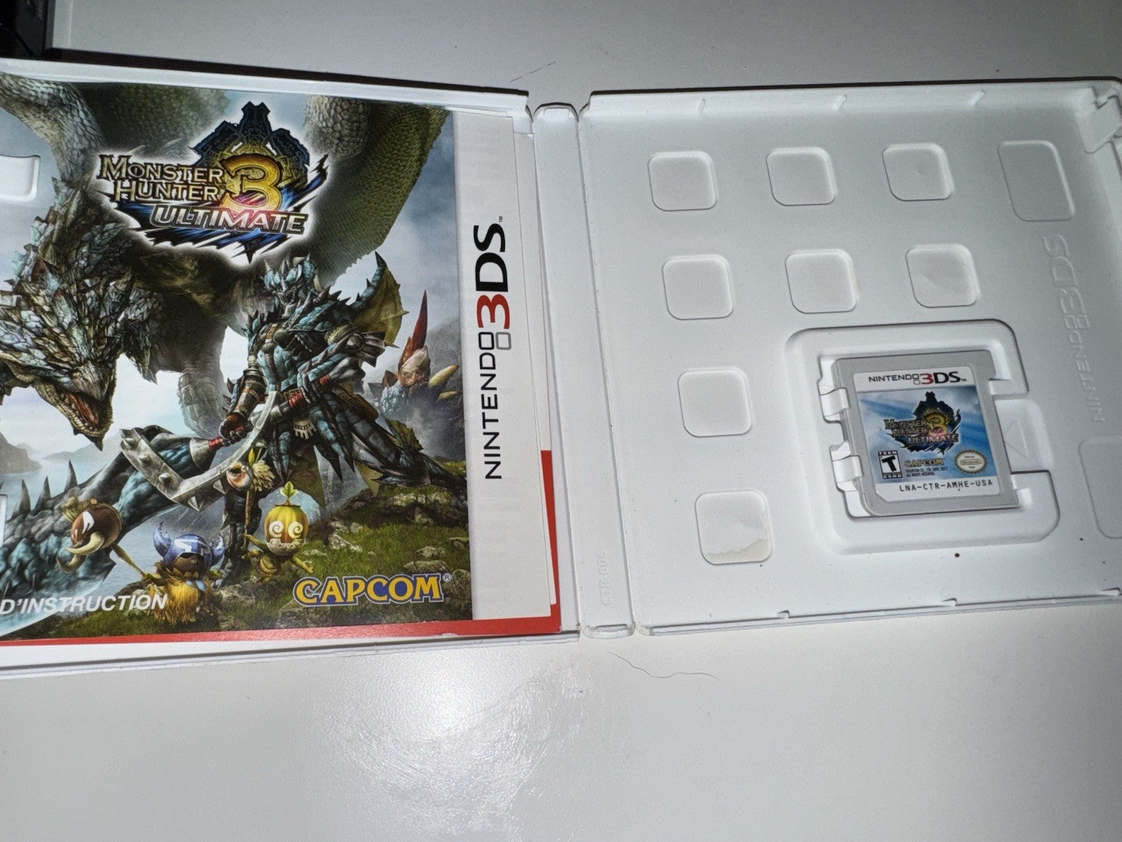 Monster Hunter 3 Ultimate (Nintendo 3DS, 2013) CIB COMPLETE + MANUAL