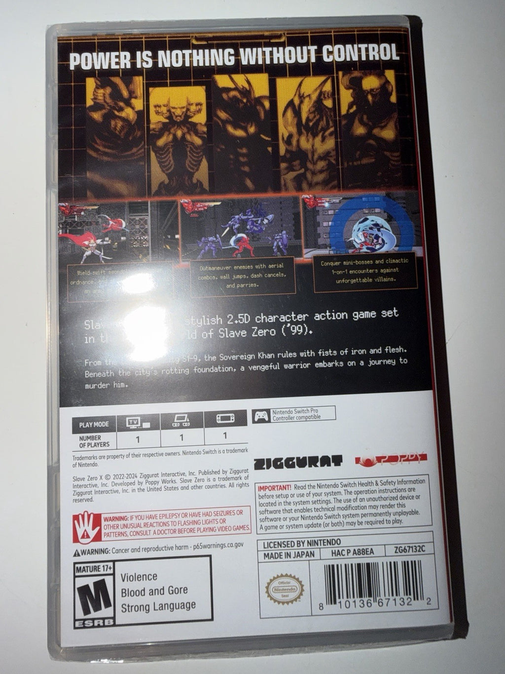 Slave Zero X (Nintendo Switch) BRAND NEW SEALED NSW