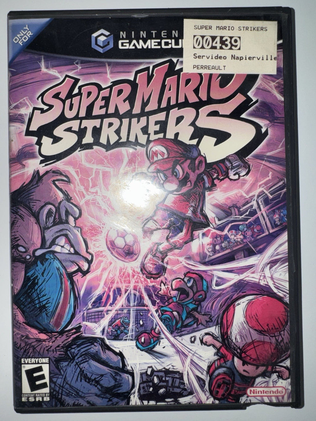 Super Mario Strikers (Nintendo GameCube, 2005) CIB COMPLETE GC