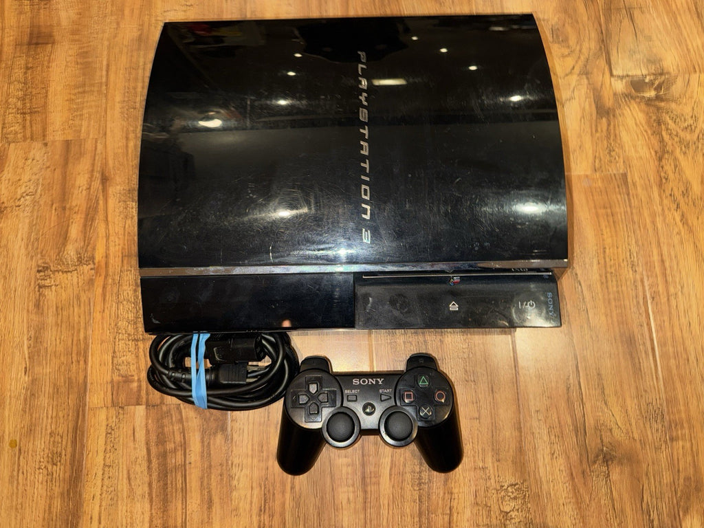 Sony PlayStation 3 PS3 CECHA01 60GB Console Backwards Compatible W/Controller