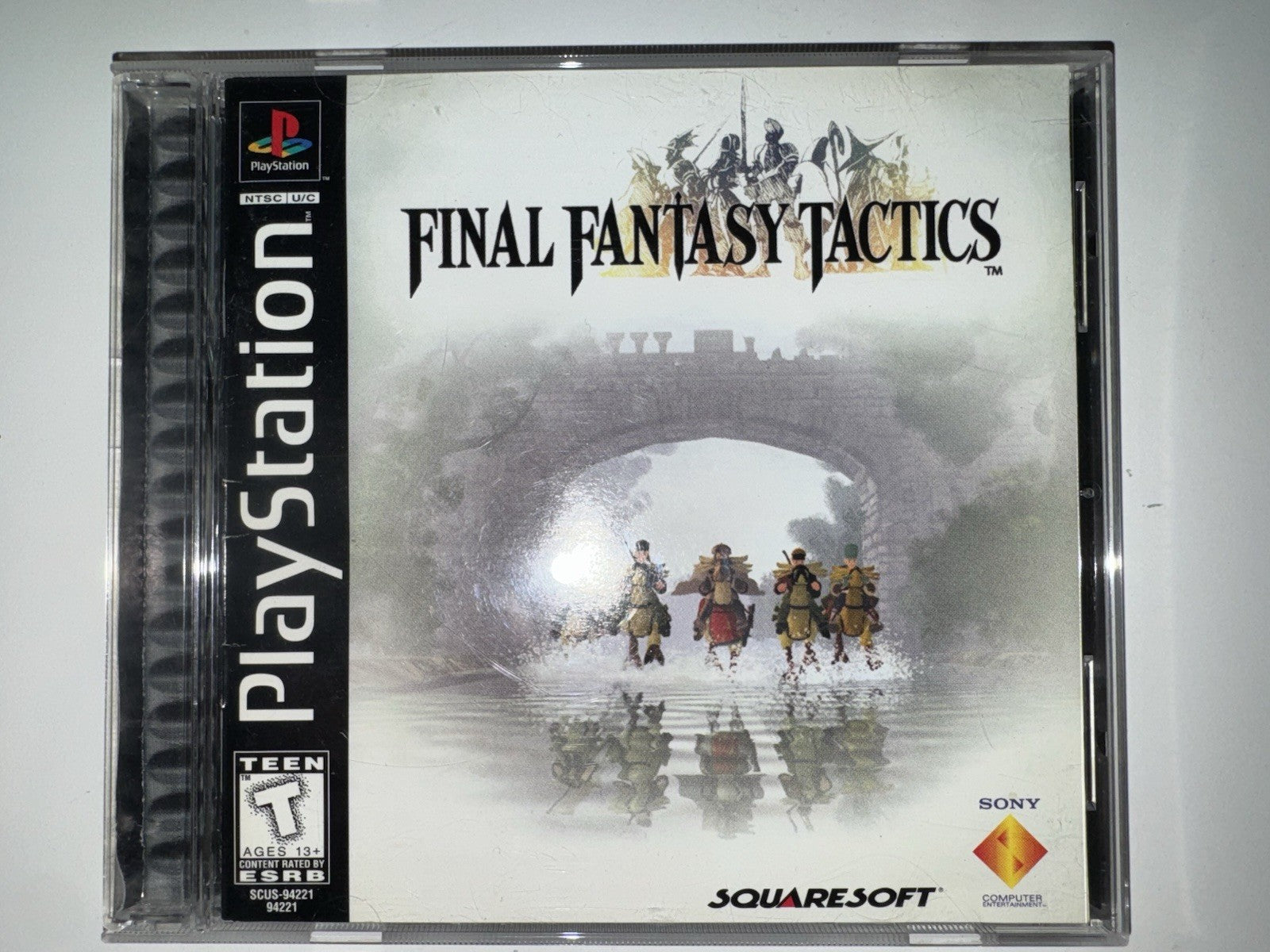 Final Fantasy Tactics (Sony PlayStation 1, 1998) CIB COMPLETE BLACK LABEL PS1