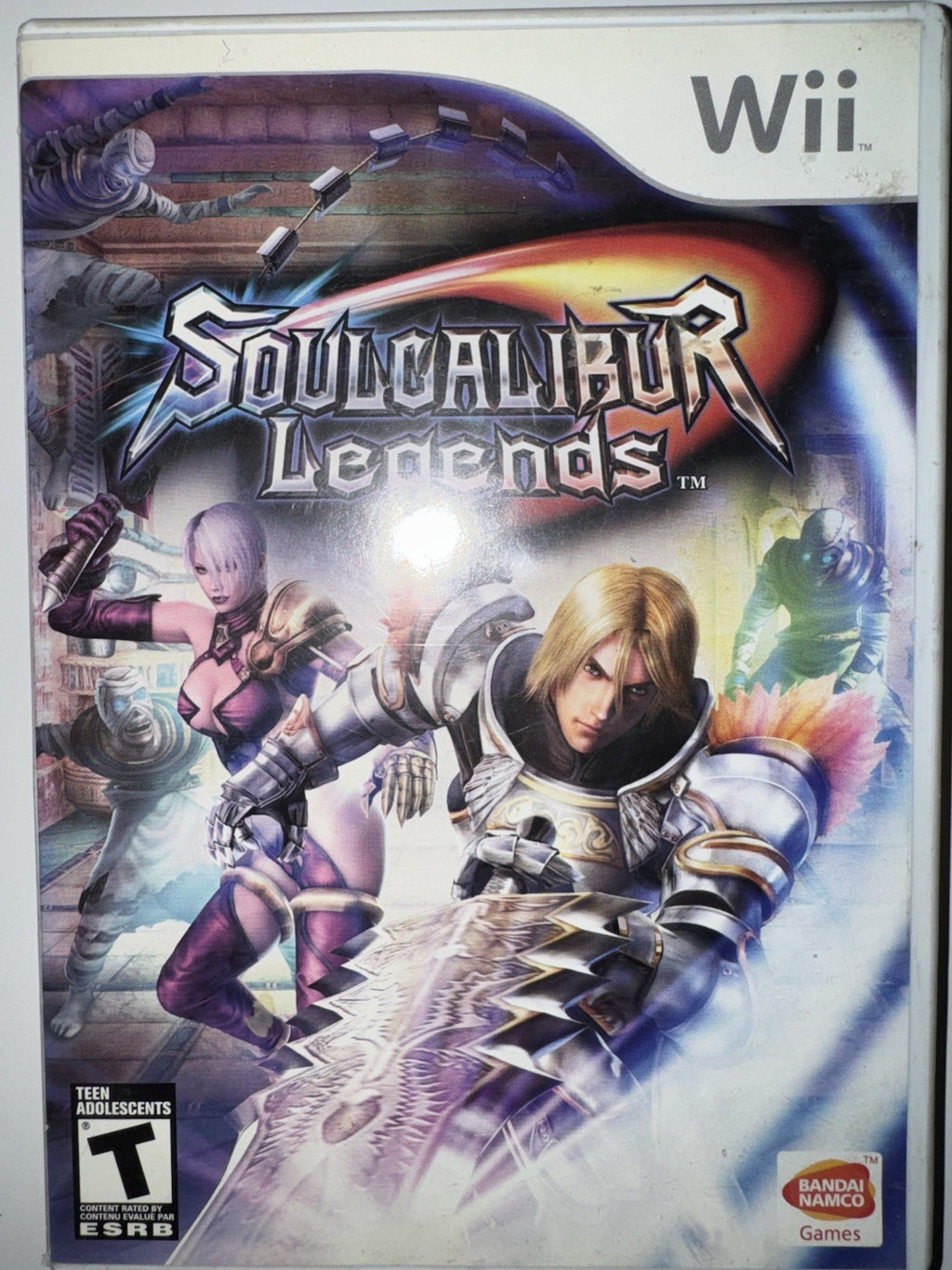 Soul Calibur Legends (Nintendo Wii, 2007) CIB COMPLETE + MANUAL WII