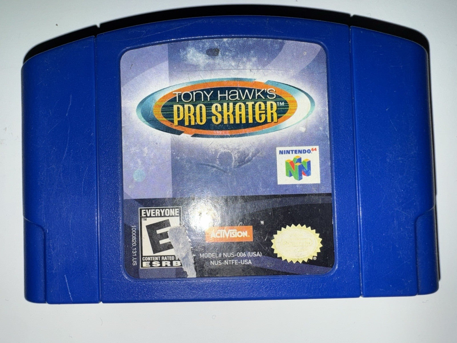 Tony Hawk's Pro Skater  (Nintendo 64, 2000) N64 CART ONLY