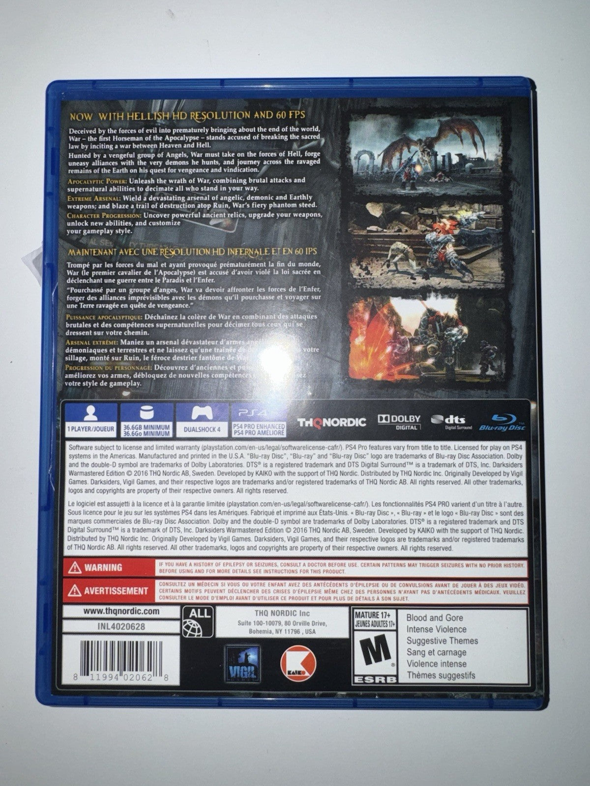 Darksiders Warmastered Edition (Sony Playstation 4) PS4