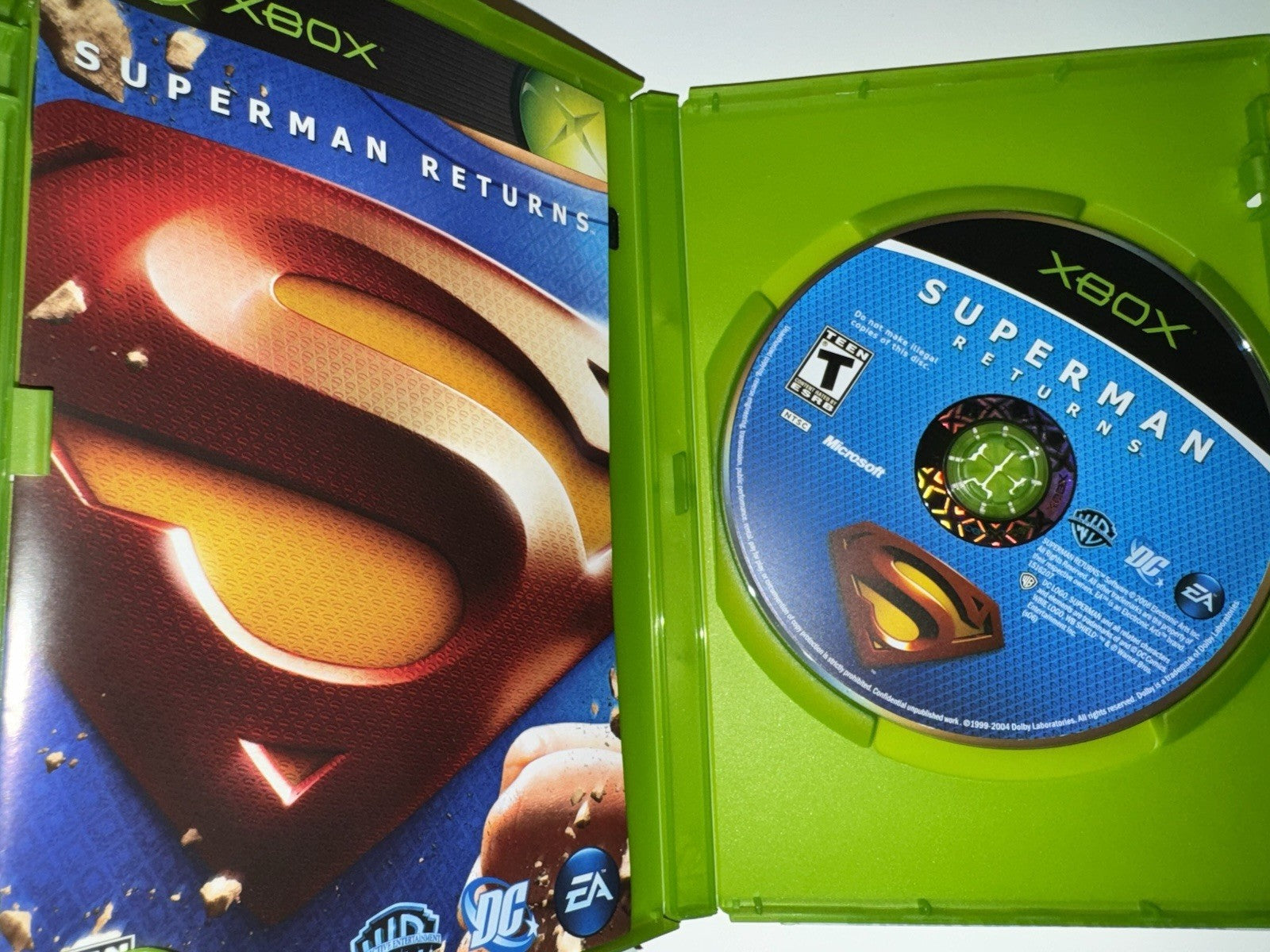 Superman Returns: The Video Game (Microsoft Xbox, 2006) CIB COMPLETE + MANUAL