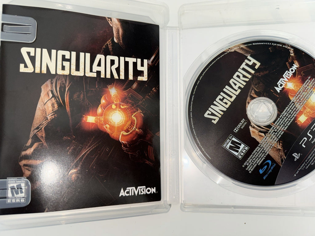 Singularity (Sony PlayStation 3, 2010) CIB COMPLETE + MANUAL PS3