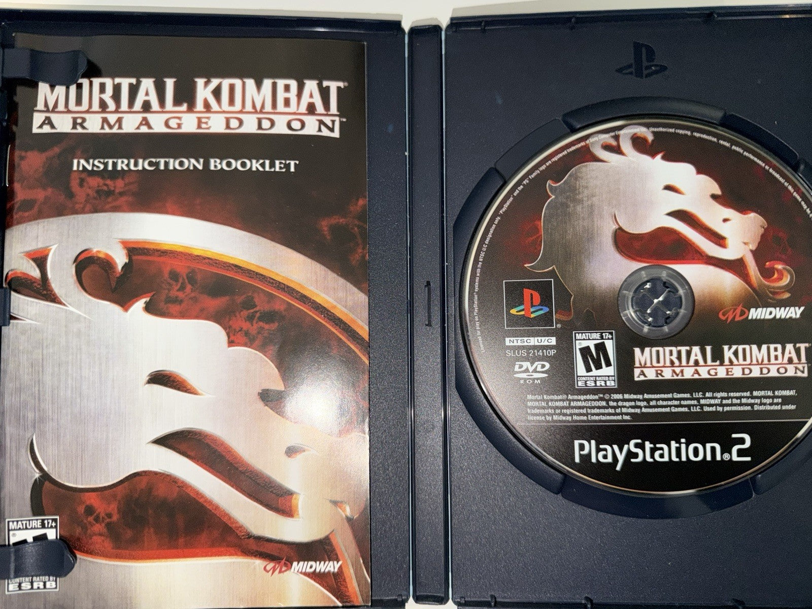 Mortal Kombat: Armageddon (Sony PlayStation 2, 2006) CIB COMPLETE PS2