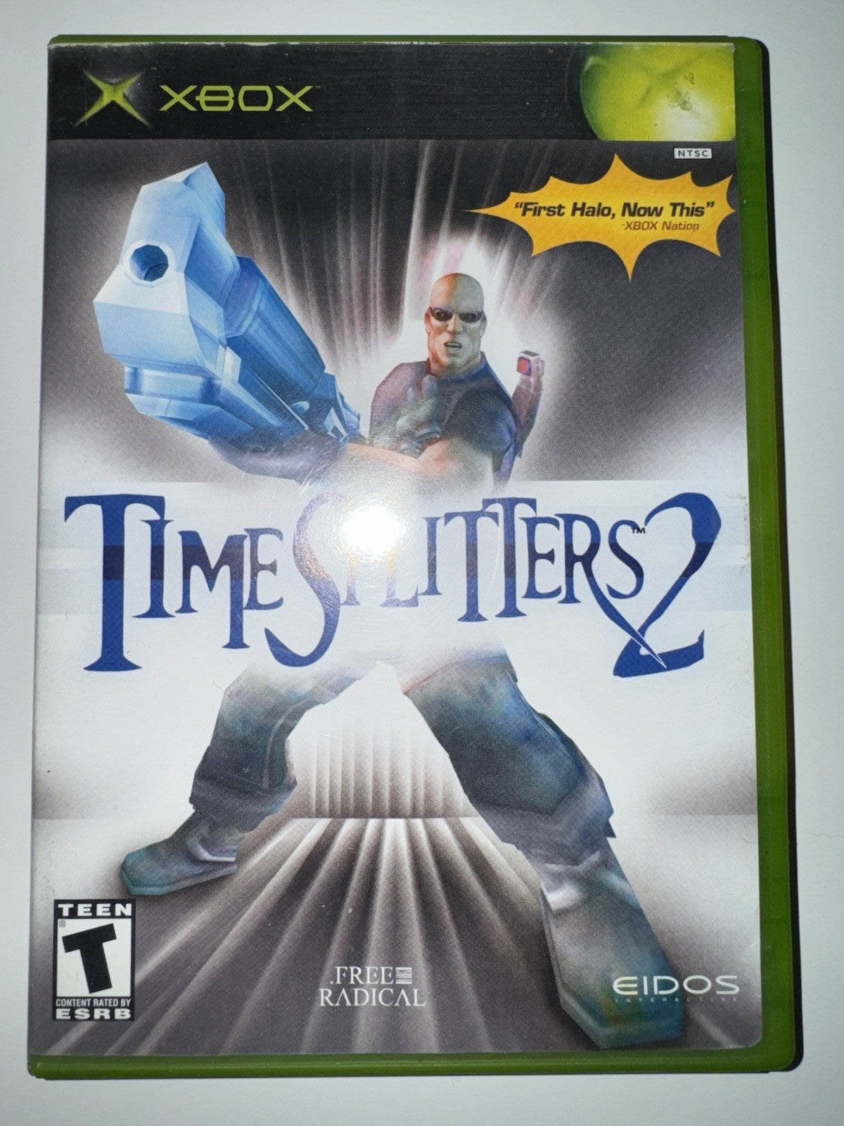 TimeSplitters 2 (Microsoft Xbox, 2002) CIB COMPLETE +MANUAL OG XBOX