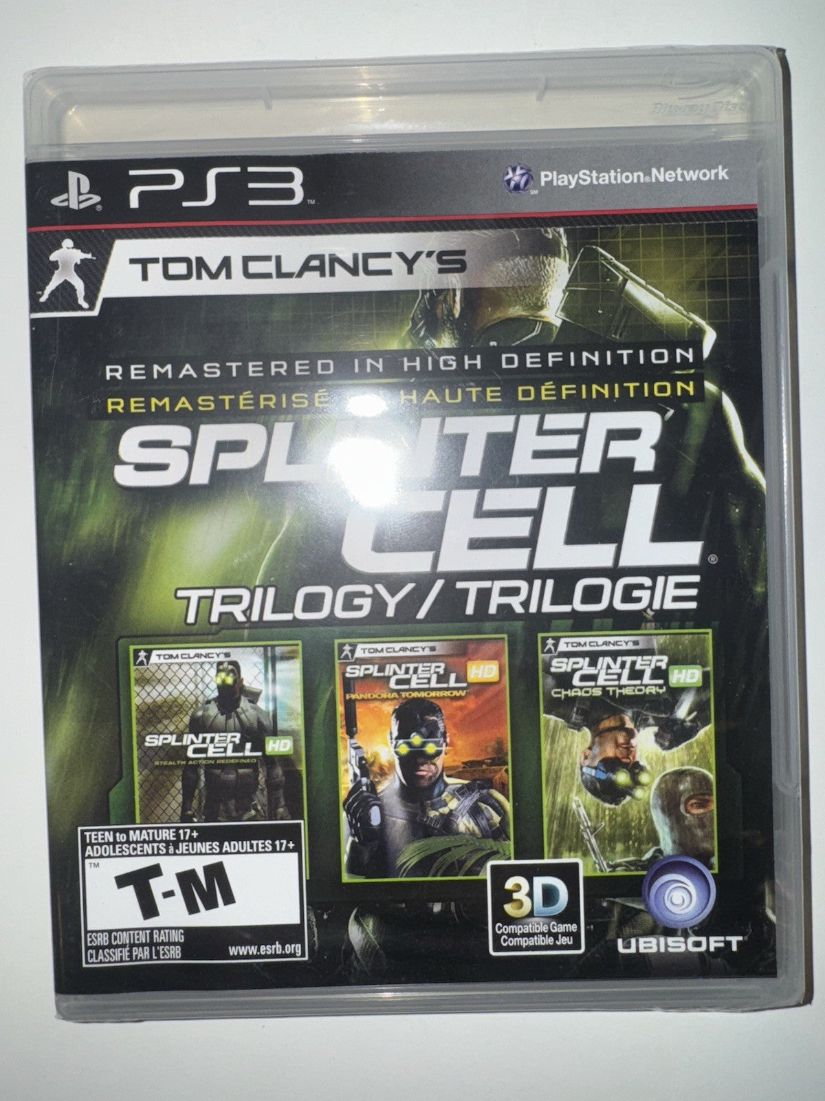 Tom Clancy's Splinter Cell: Trilogy (Sony PlayStation 3, PS3 ) BRAND NEW SEALED