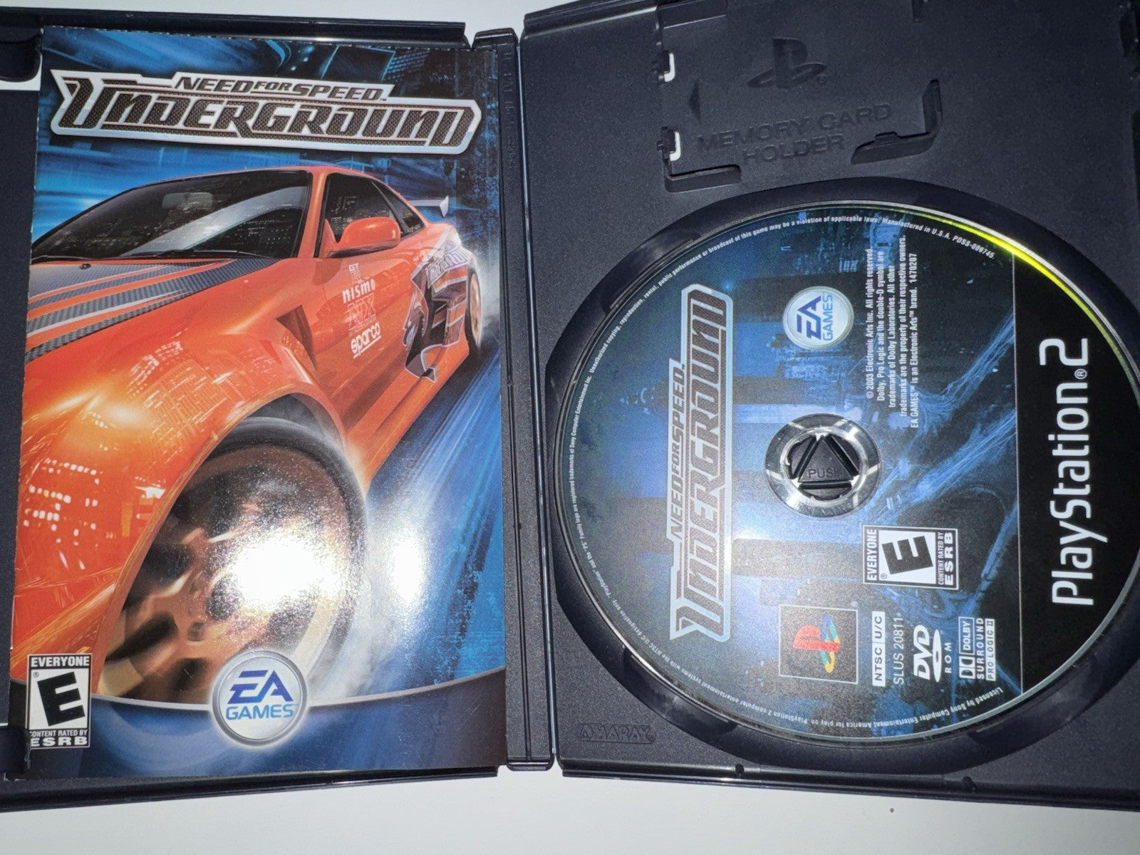 Need for Speed: Underground (Sony PlayStation 2, 2003) CIB COMPLETE PS2
