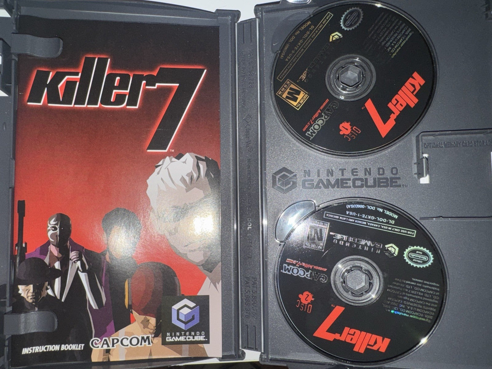Killer 7 (Nintendo GameCube, 2005) CIB COMPLETE + MANUAL GC