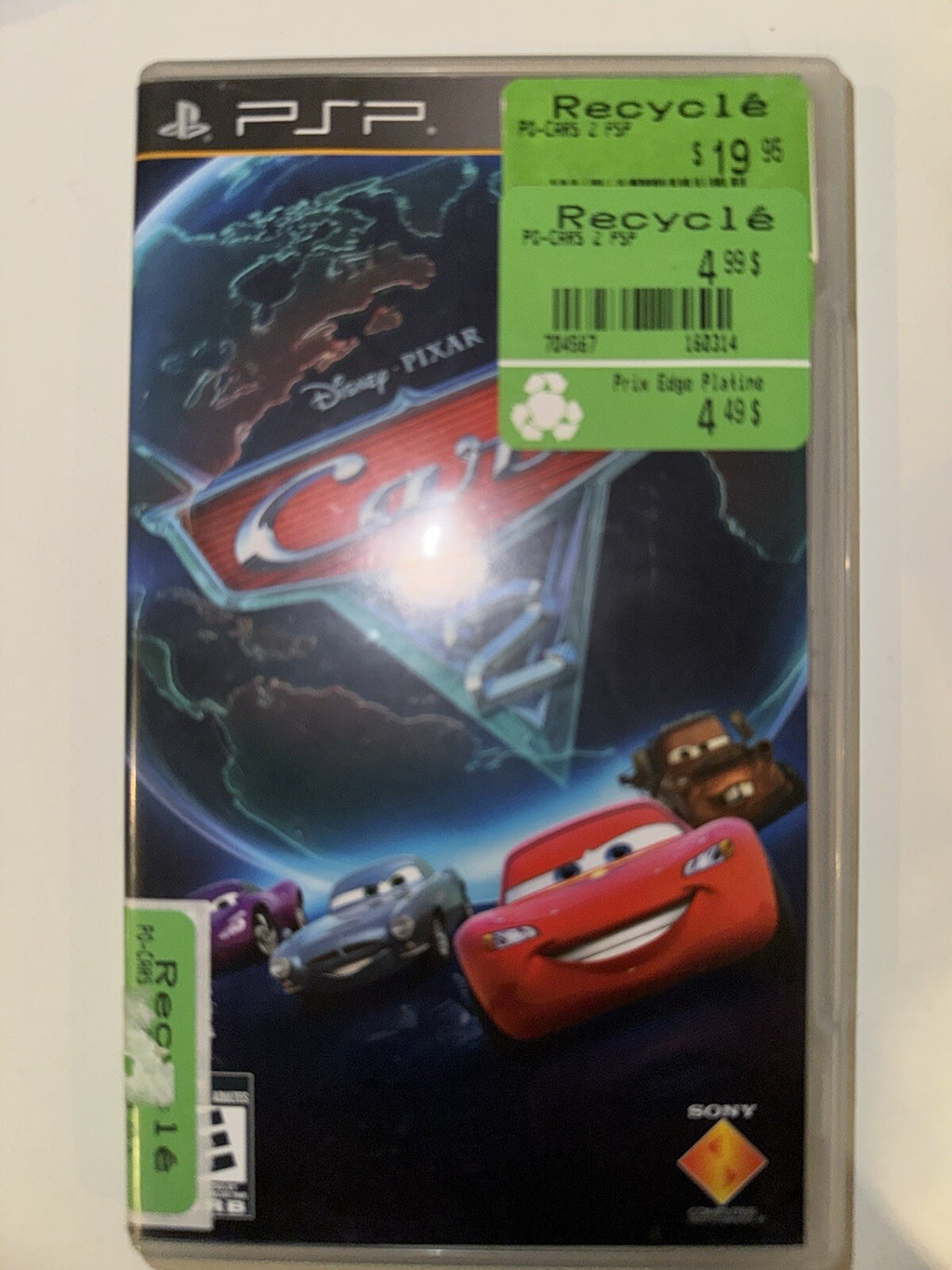 Cars 2 (Sony PSP, 2011) CIB COMPLETE + MANUAL PLAYSTATION