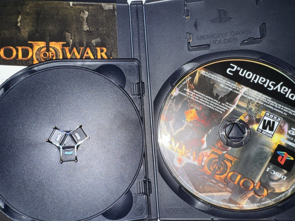 God of War II 2 Two Disc Set (Sony PlayStation 2 PS2, 2005) CIB COMPLETE +MANUAL