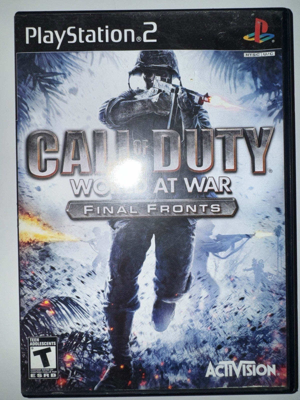 Call of Duty: World at War Final Fronts (PlayStation 2, 2008) CIB COMPLETE PS2