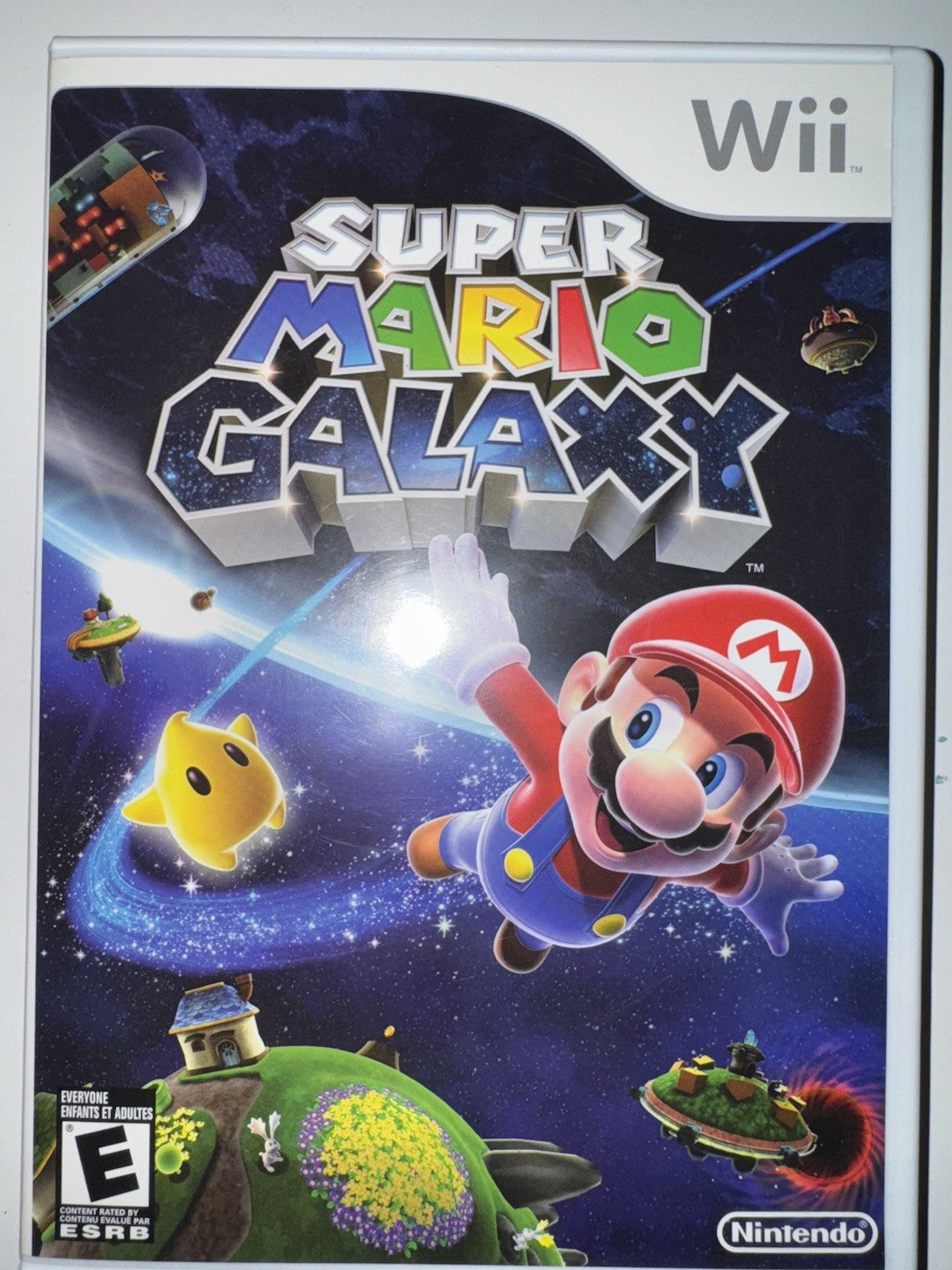 Super Mario Galaxy (Nintendo Wii, 2007) CIB COMPLETE + MANUAL WII