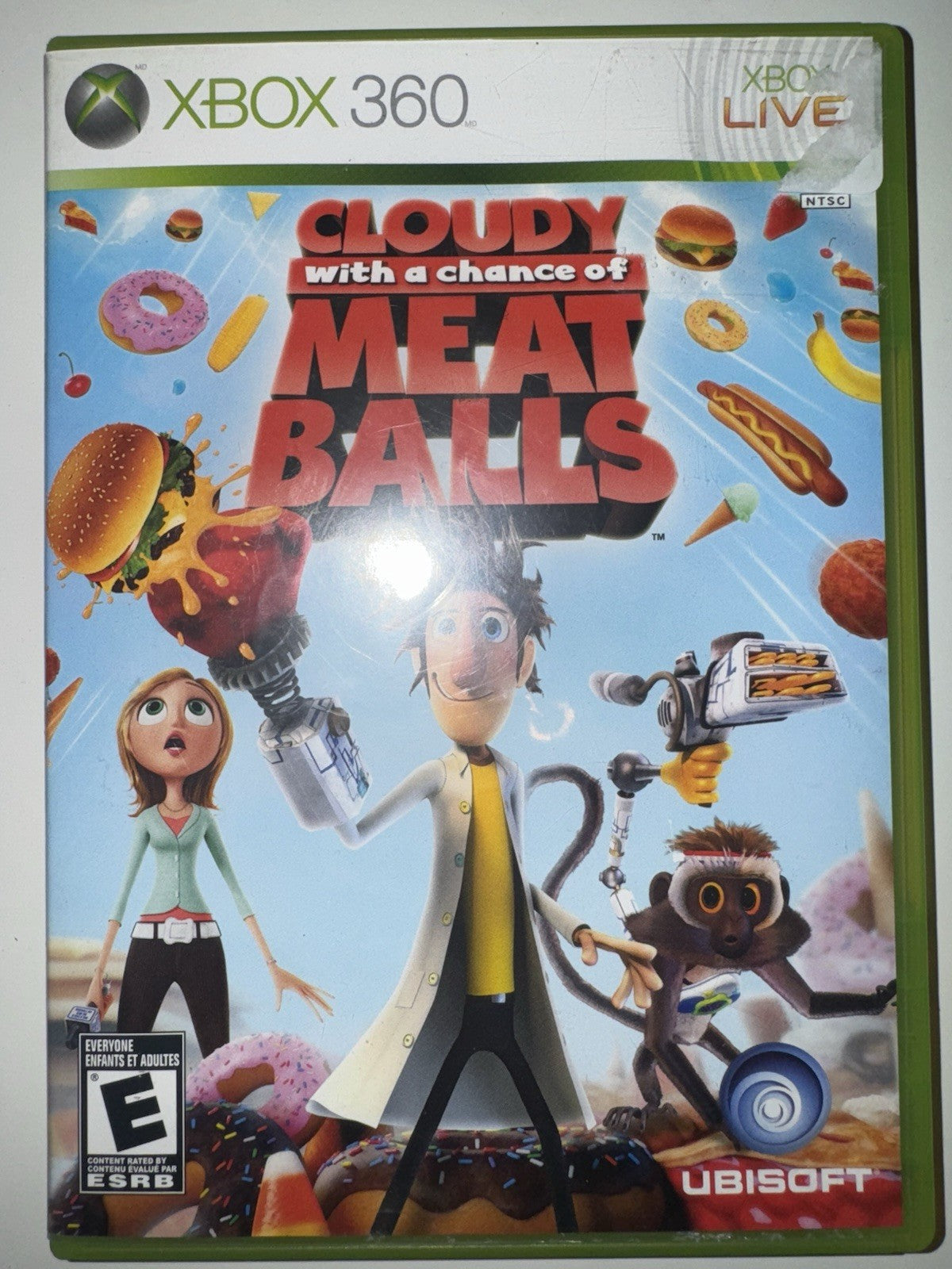 Cloudy With a Chance of Meatballs (Microsoft Xbox 360, 2009) CIB COMPLETE XB360