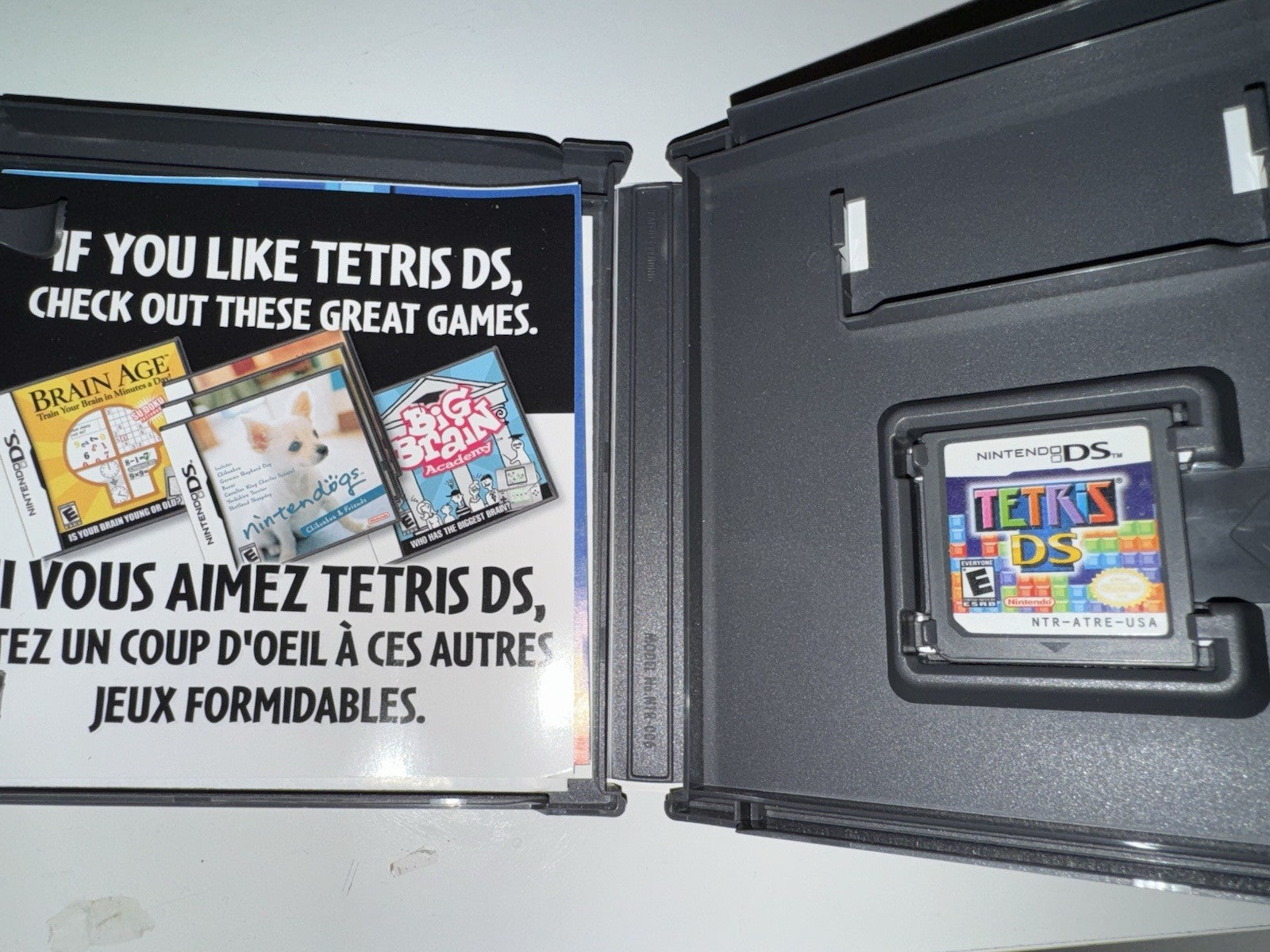 Tetris DS (Nintendo DS, 2006) CIB COMPLETE + MANUAL