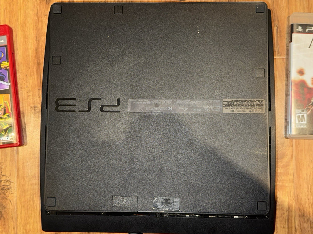 Sony PlayStation 3 Slim 320GB Console PS3 CECH-3001B W/CONTROLLER AND Games