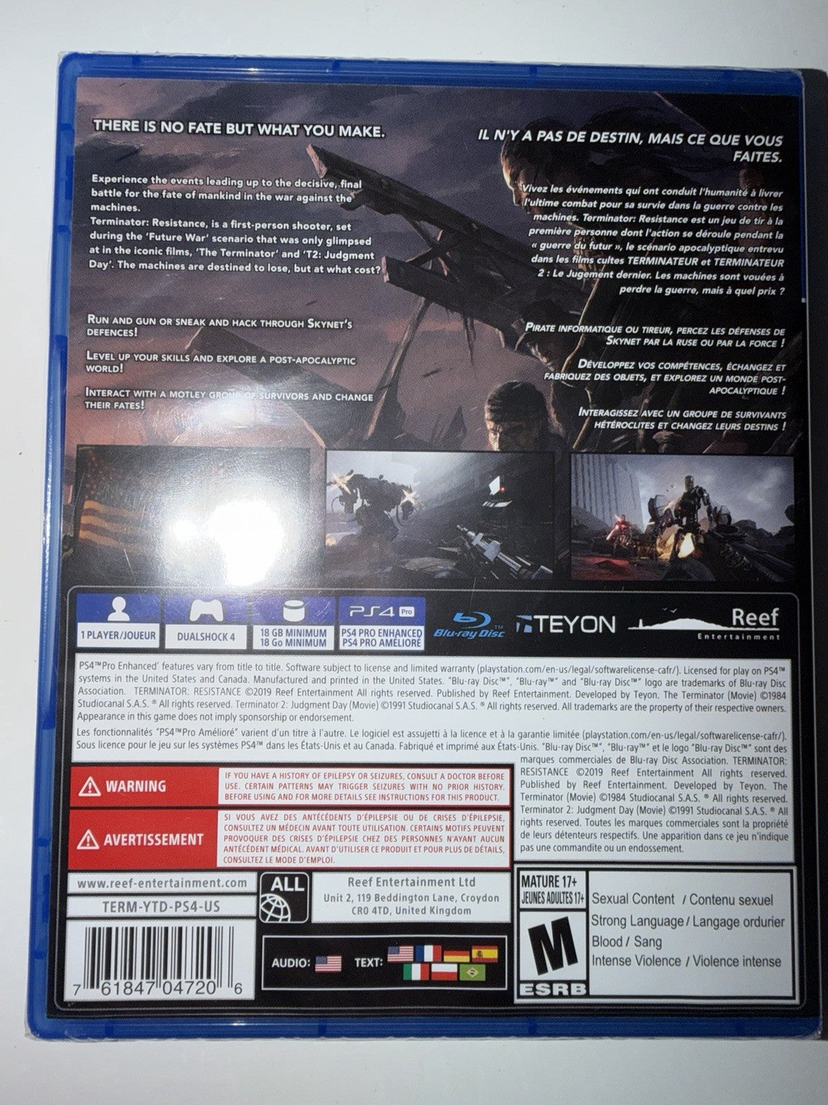 Terminator: Resistance [PlayStation 4] BRAND NEW SEALED PS4